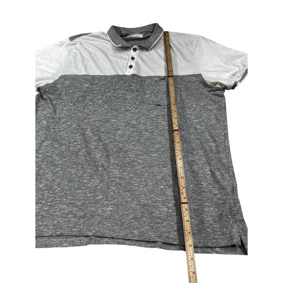 Denim & Flower Ricky Singh Gray & White Polo Shirt L - Picture 11 of 11